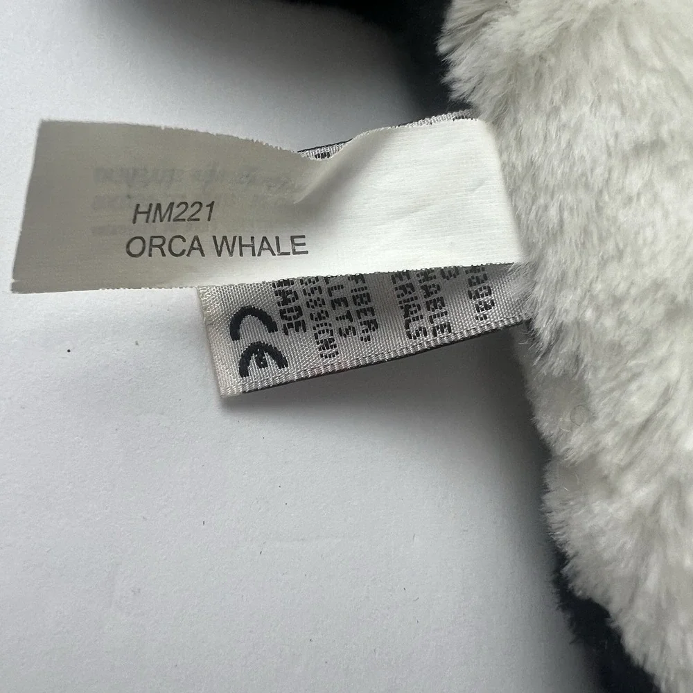 Ganz Webkinz Orca Killer Whale HM221 Plush Stuffed‎ Animal Toy Lovey 10